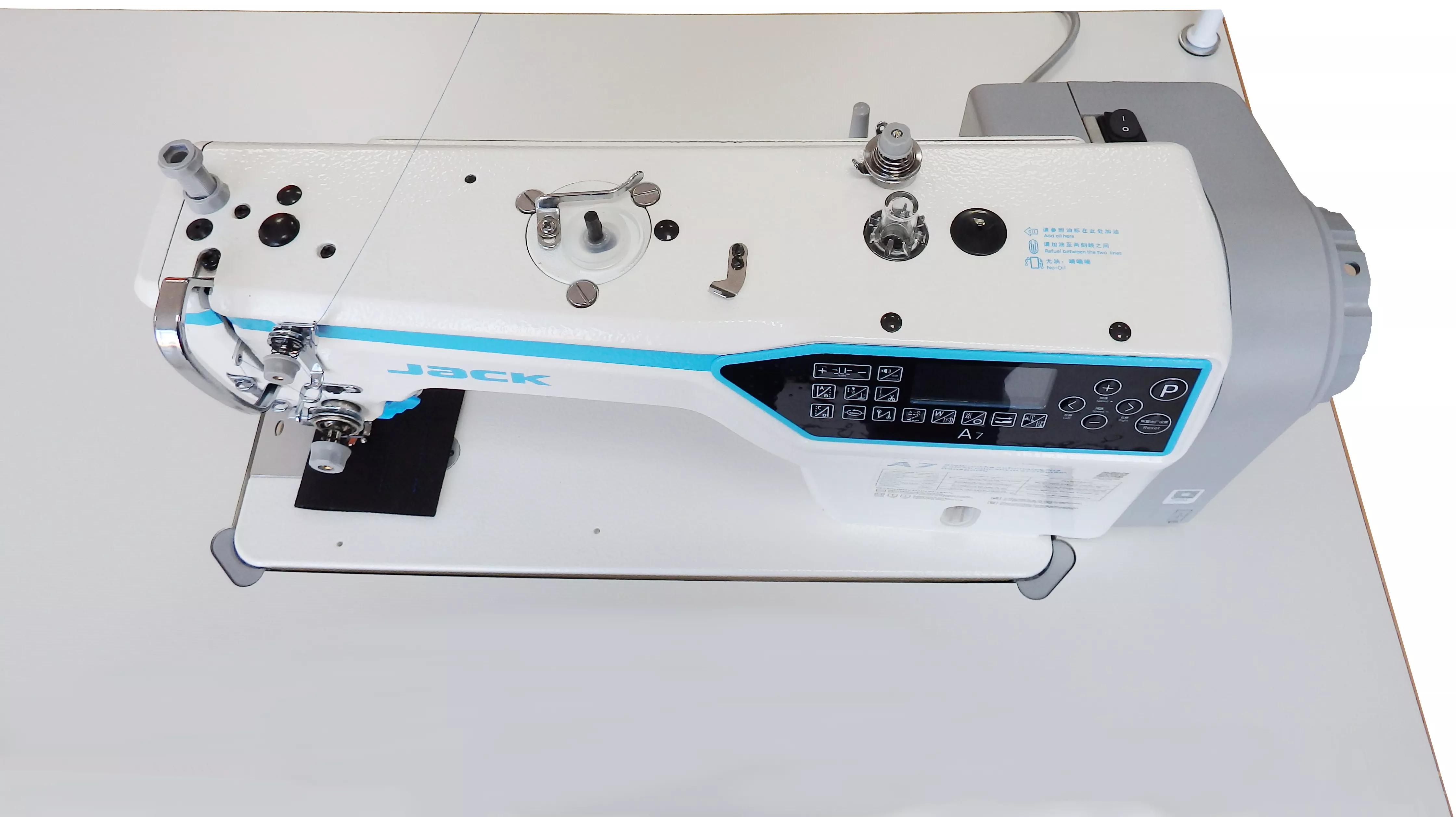 JACK A7-DH-7 Stebnówka 1-igłowa automatyczna z elektronicznym