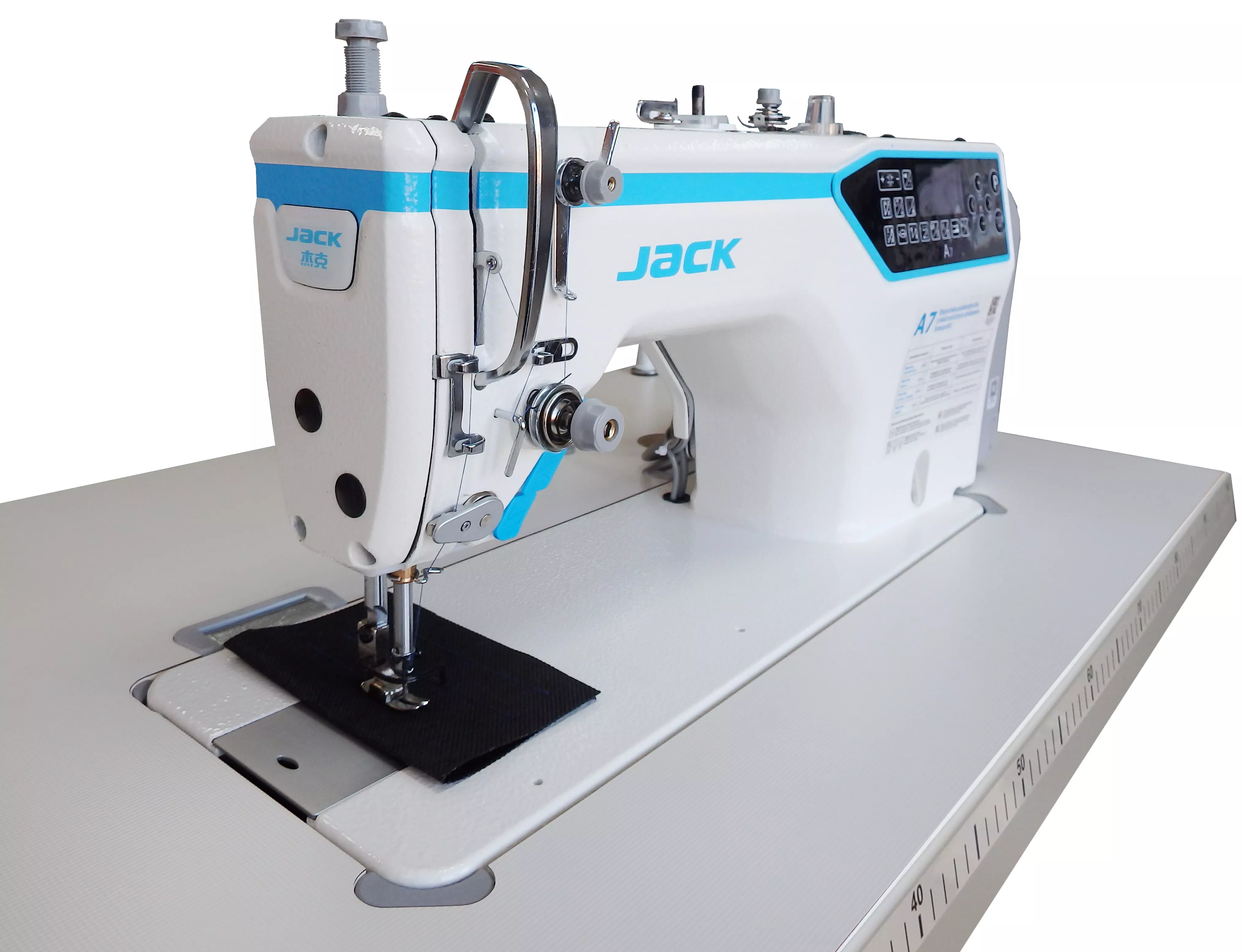 JACK A7-DH-7 Stebnówka 1-igłowa automatyczna z elektronicznym