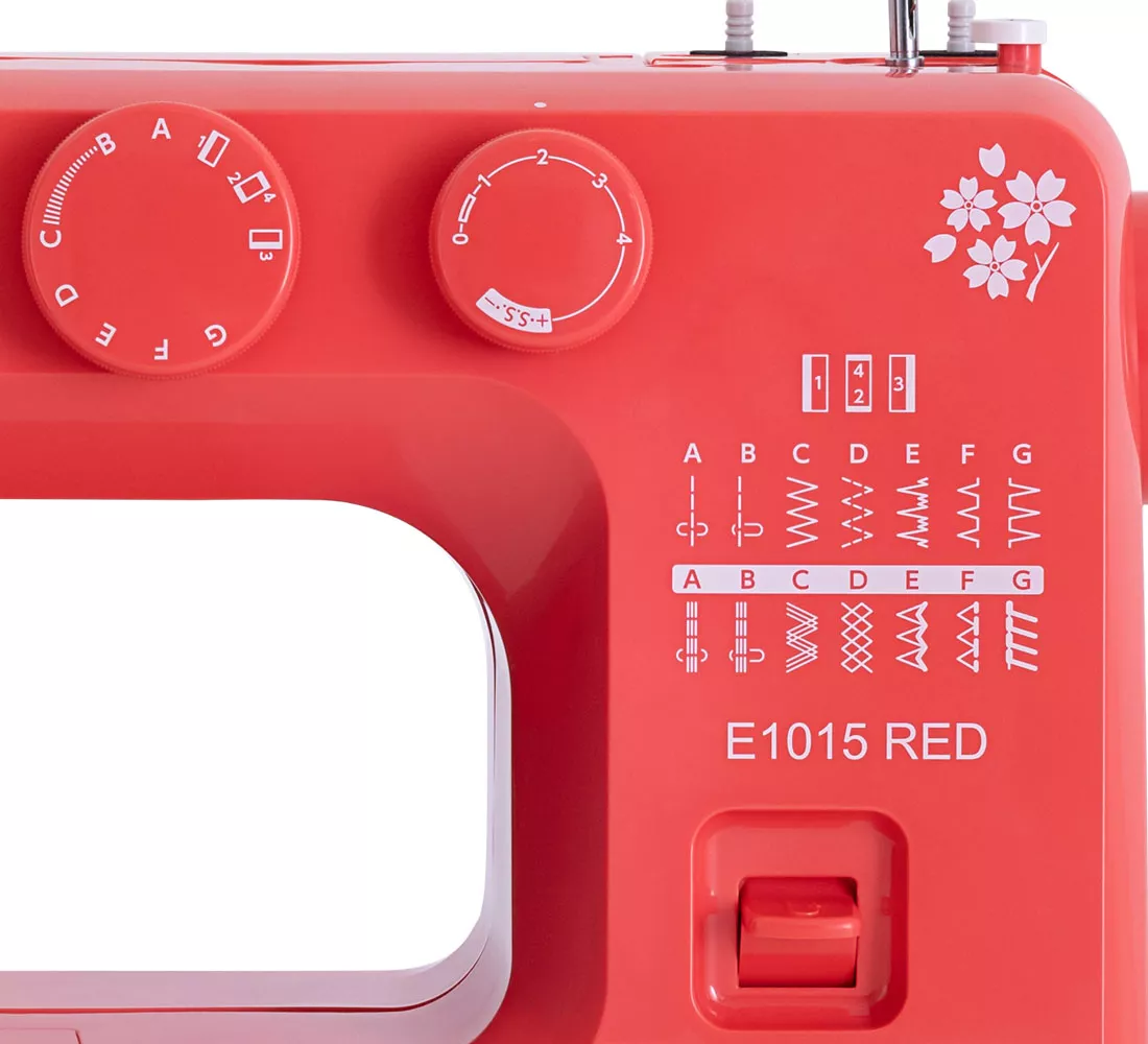 Maszyna do szycia JANOME Juno E1015 RED