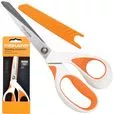 FISKARS Razoredge Softgrip 1070078 Nożyczki krawieckie 21 cm do tkanin z osłoną ostrza