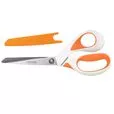 FISKARS Razoredge Softgrip 1070078 Nożyczki krawieckie 21 cm do tkanin z osłoną ostrza