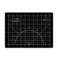 Mata podkładowa do cięcia 30x22 cm TEXI BLACK samoregenerująca dwustronna czarna