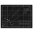 Mata podkładowa do cięcia 30x22 cm TEXI BLACK samoregenerująca dwustronna czarna