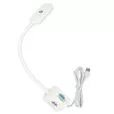 Lampka do maszyny szwalniczej 6W 30 diod LED HM12MD 30LED mocowana na magnes zimne światło port USB adapter sieciowy