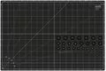 Mata podkładowa, samoregenerująca, dwustronna, czarna, TEXI BLACK 90x60 cm
