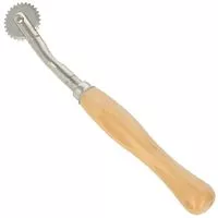 Radełko 15,5cm DW-PPT20-S P ząbkowane ostrze, drewniany uchwyt