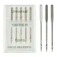 130/705 H 120 Igły GROZ BECKERT do tkanin do maszyn domowych 5szt.