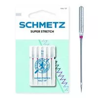 HAx1 SP 75 Igły do owerloków domowych  do stretchu i dzianin SUPER STRETCH SCHMETZ op.5szt.