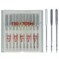 130/705 H Igły do tkanin mix 2x70, 2x80, 2x90, 2x100, 2x110 do maszyn domowych