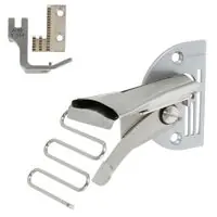 Lamownik A10 S60 36mm obustronnie podwijający, szyje po łuku wewnętrznym stebnówka transport dolny ząbkowy