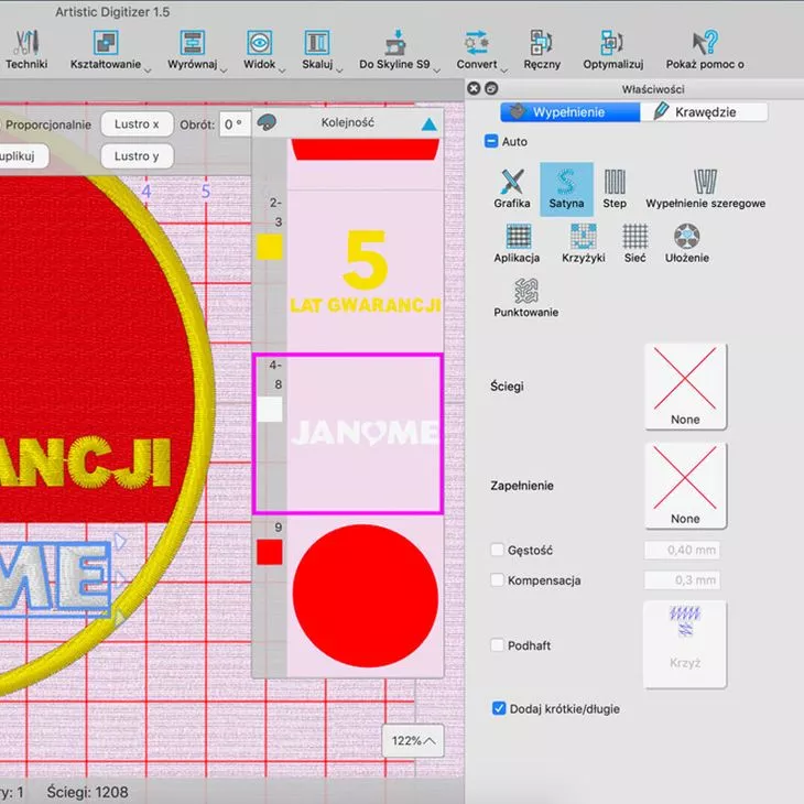 Janome Artistic Digitizer Full program do projektowania haftów