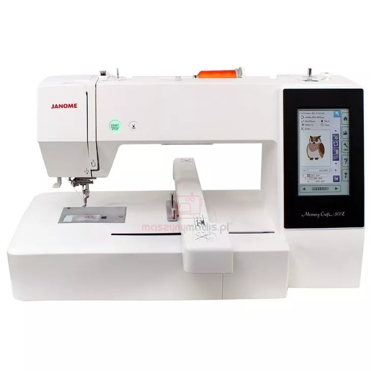 Hafciarka JANOME MC500E + program do projektowania haftów Digitizer JR + rozszerzenie do pełnej wersji