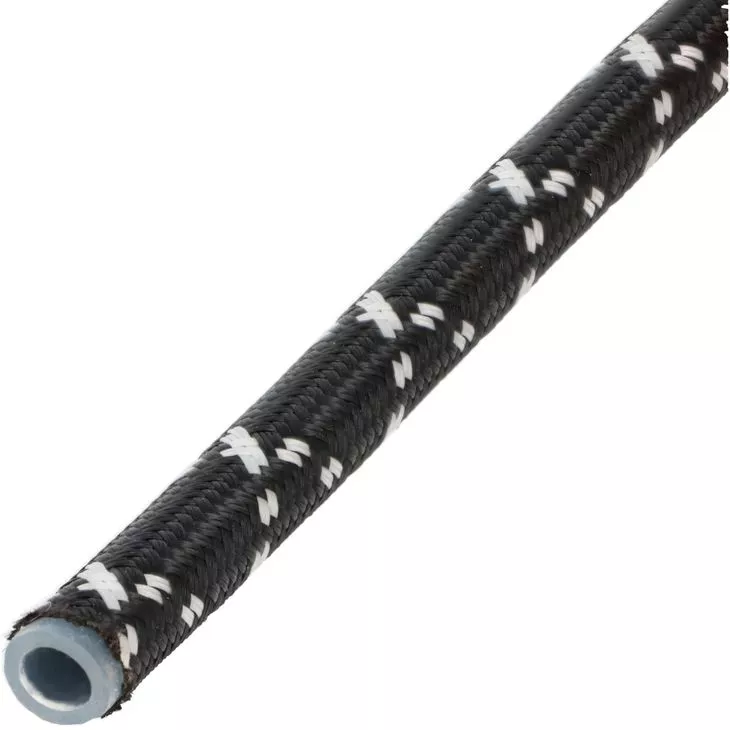 Wąż parowy silikonowy czarno biały 6/10mm do żelazka
