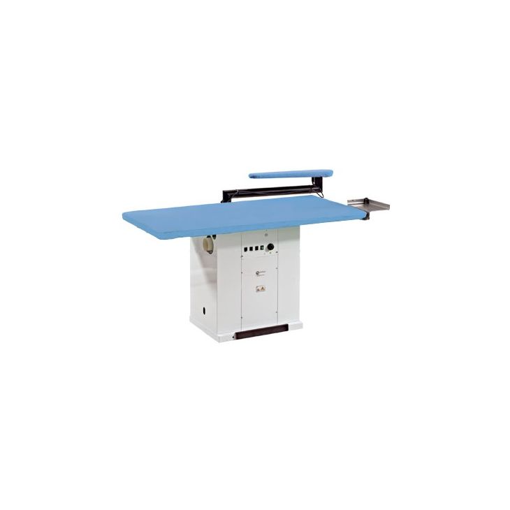 BATTISTELLA URANO MAXI - Stół prasowalniczy z podgrzewaną powierzchnią i prasulcem rękawowym