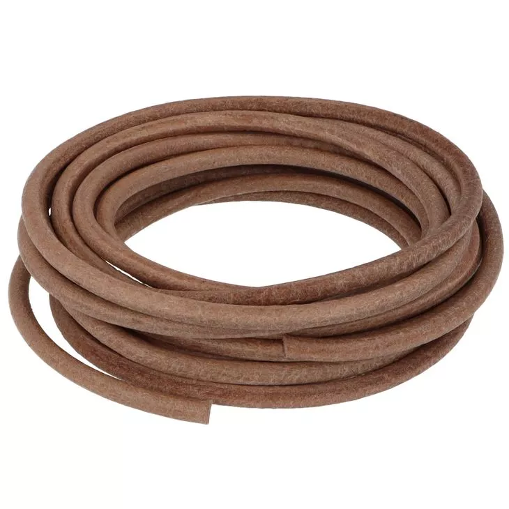 B109​ ​Pasek napędowy okrągły skórzany 1/4" 6mm