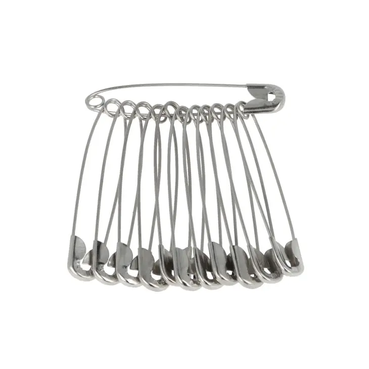 Agrafki 55mm kolor srebrny op.12szt.