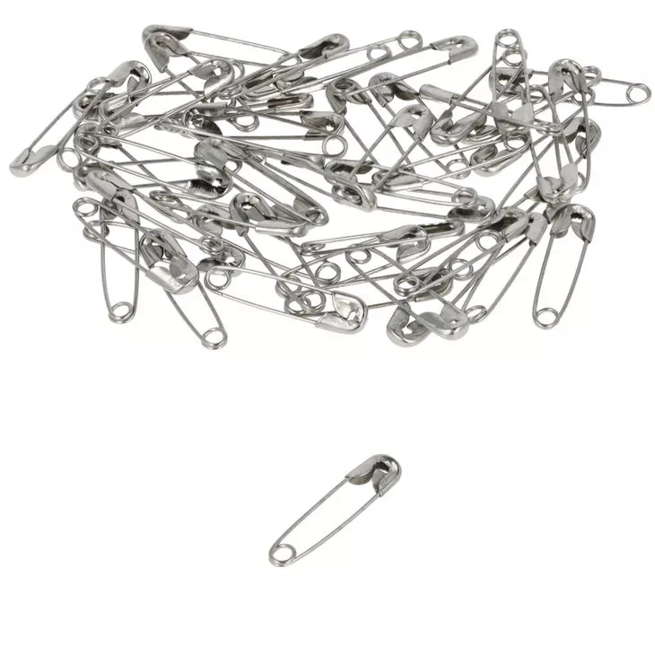 Agrafki 19mm kolor srebrny op.1728szt.