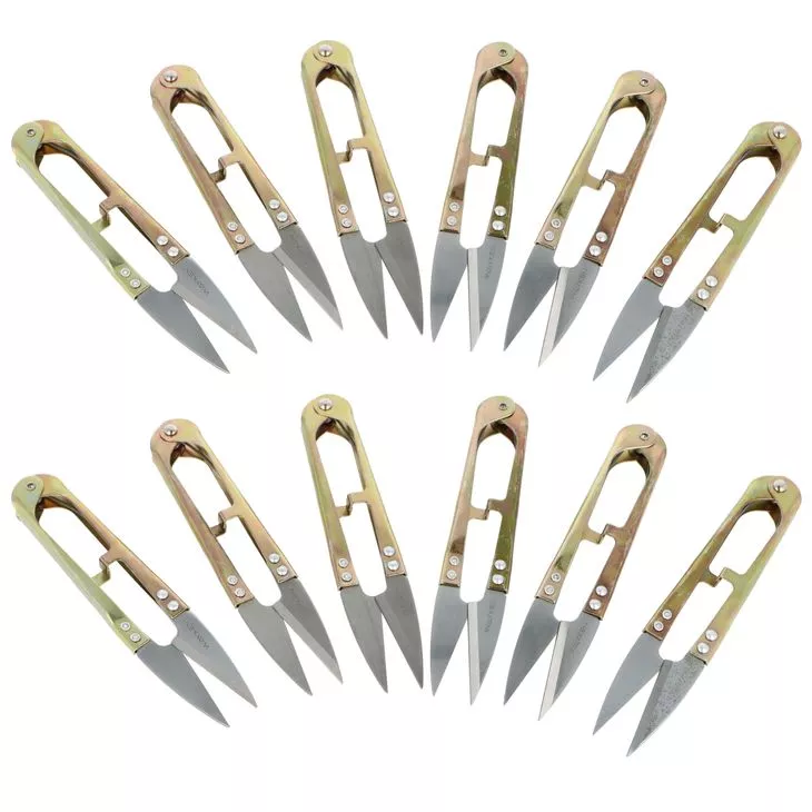 Obcinaczki do nitek TC805 (S105) metalowe hartowane 11cm 12szt.