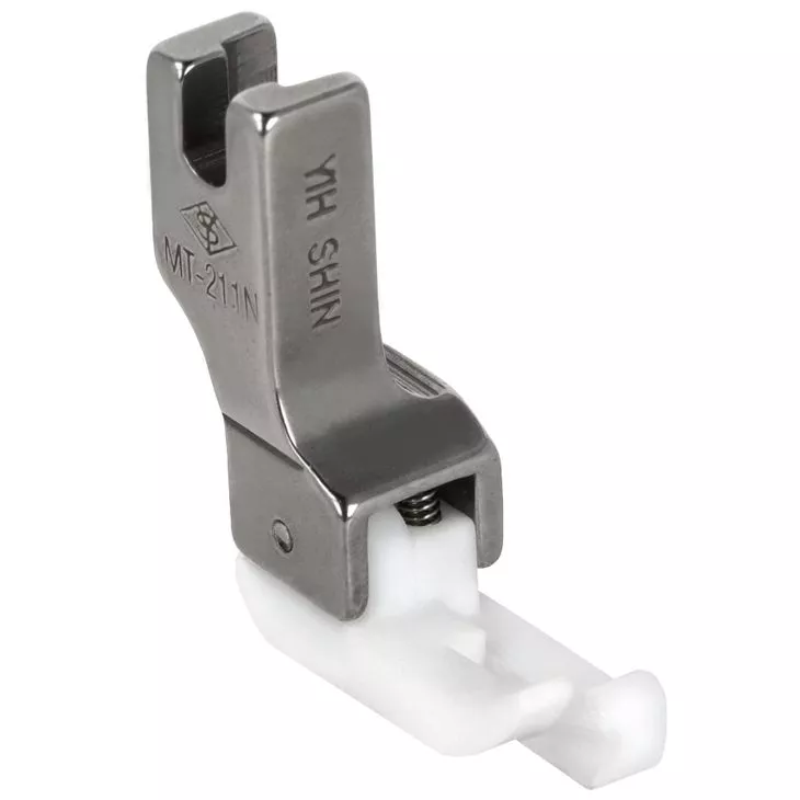 TCR1/16N (MT211N) Stopka teflonowa kompensacyjna (wyrównawcza) 1,6mm prawa wąska do szycia trudnych materiałów transport dolny ząbkowy