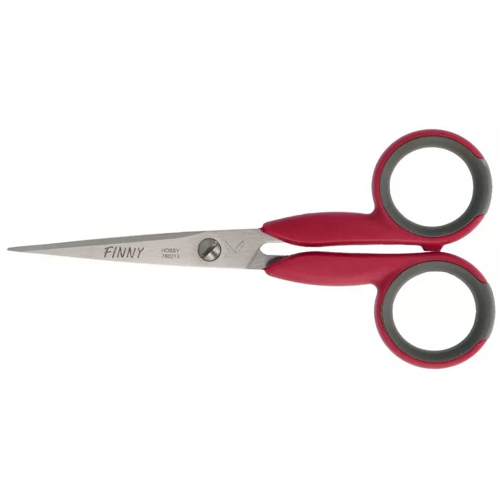 KRETZER FINNY ZIPZAP/HOBBY 780213 - Nożyczki krawieckie 13 cm do nitek i haftu, ostre czubki