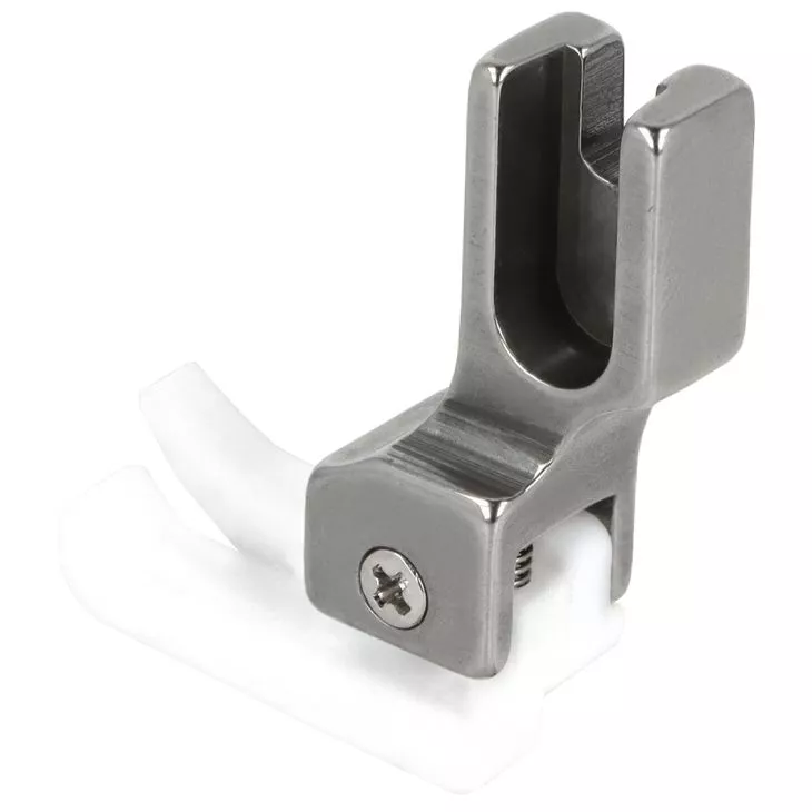 TCR1/16N (MT211N) Stopka teflonowa kompensacyjna (wyrównawcza) 1,6mm prawa wąska do szycia trudnych materiałów transport dolny ząbkowy