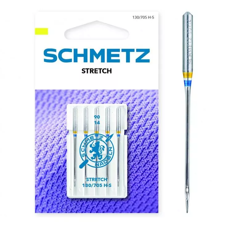 130/705 H-S 90 Igły do stretchu i dzianin SCHMETZ do maszyn domowych op.5szt.