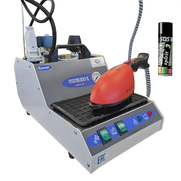 Wytwornica pary 1.5l Comel Comeleco ze szczotką parową Speedy, z gniazdem zewnętrznym