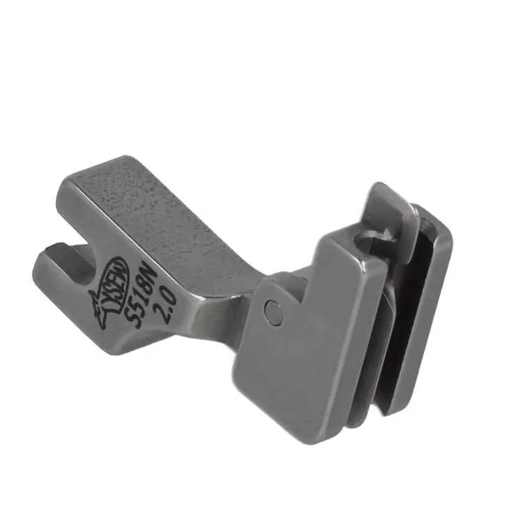 518N-NF Stopka do wszywania zamków krytych wąska z noskiem 8 mm – transport igłowy